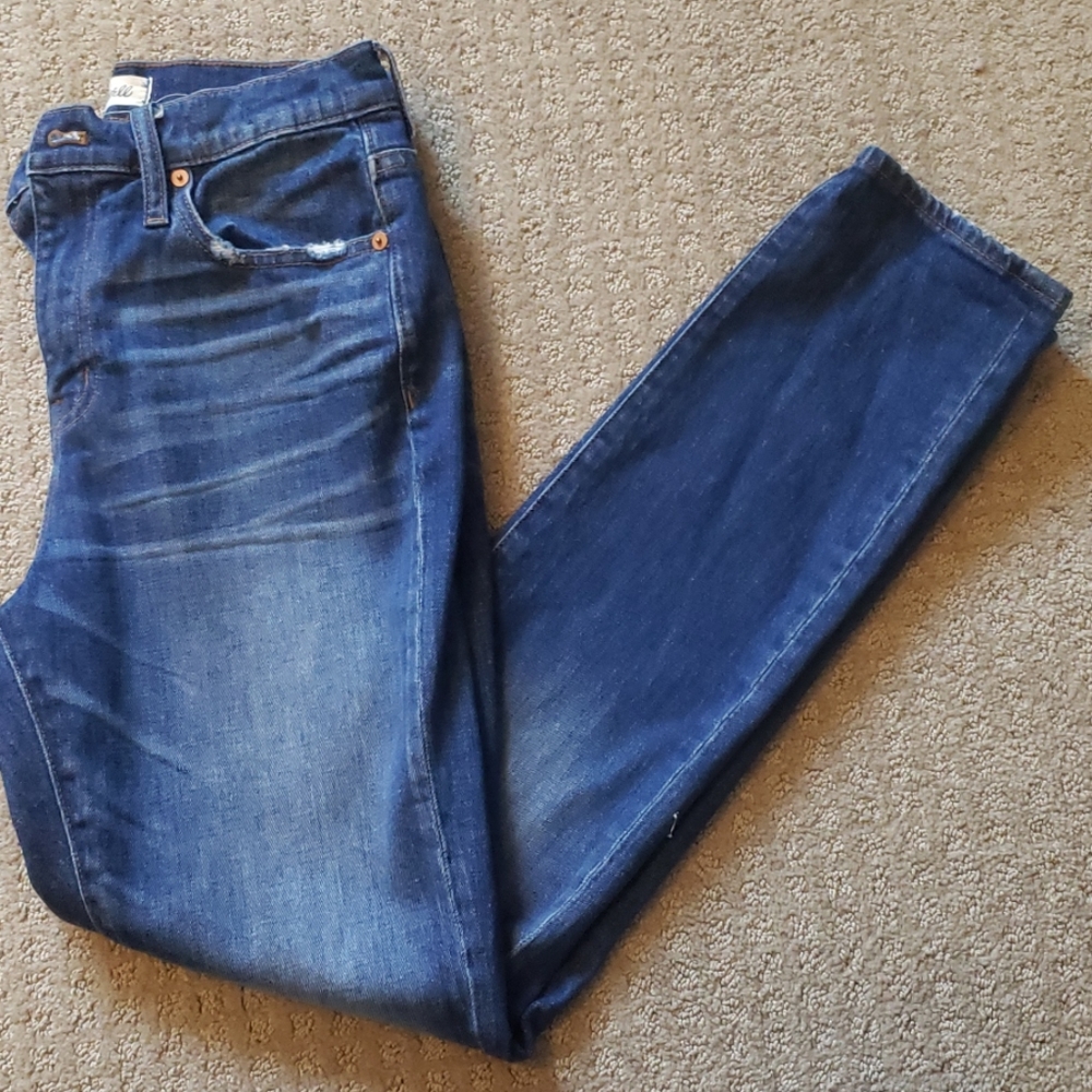 Madewell high rise slim boyfriend jean